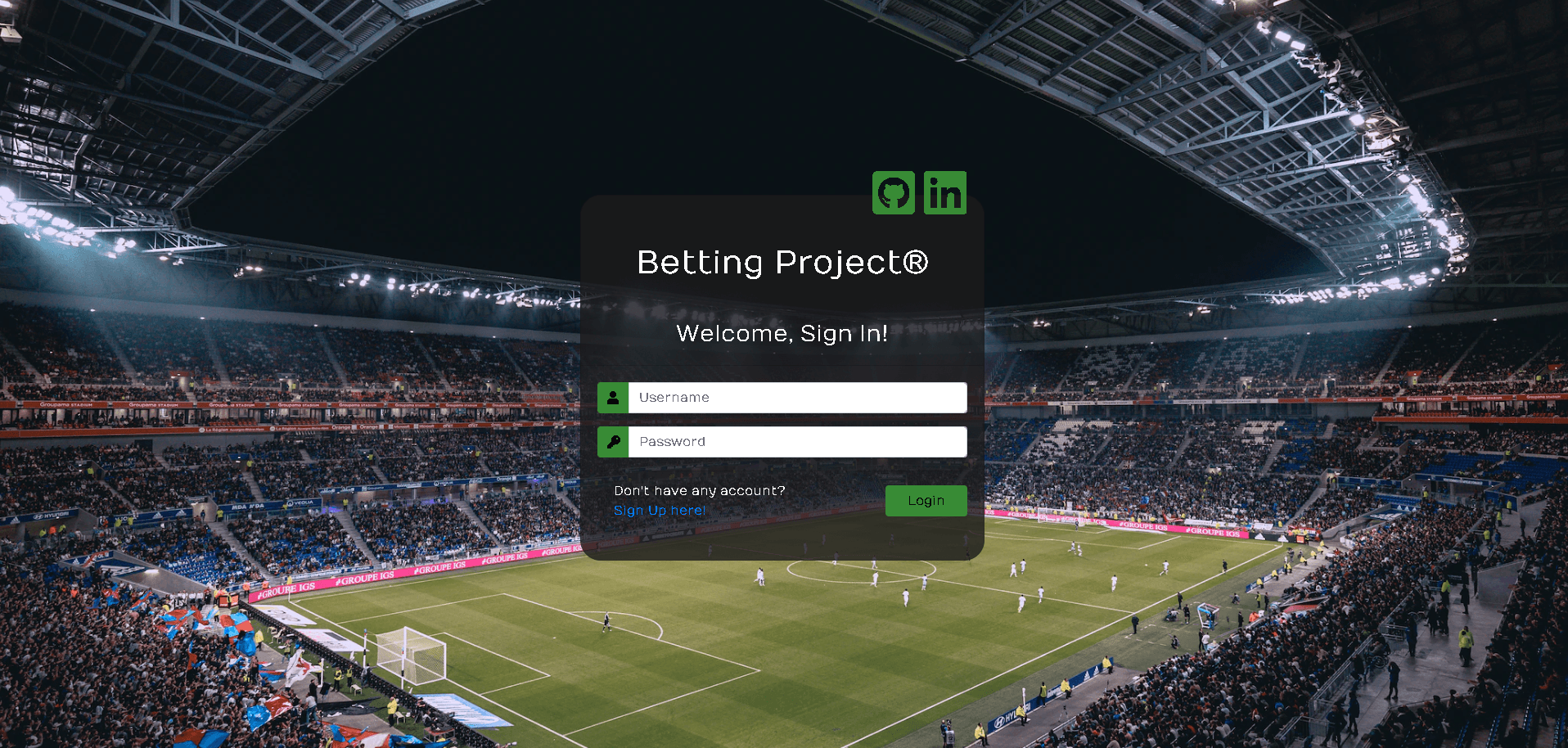 FootballBets UI